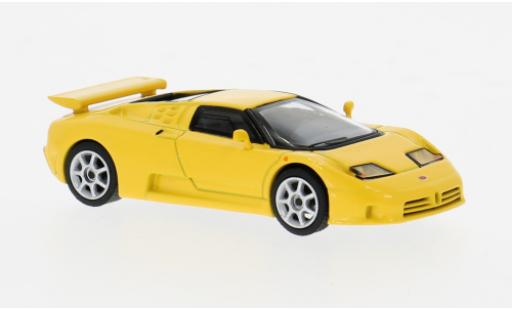 Diecast model cars Bugatti EB110 1/64 Mini GT Super Sport gelb 1995 1:64 Bugatti EB110 1/64 Mini GT Super Sport gelb 1995 1:64 diecast model cars