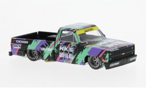 Chevrolet Silverado 1/64 Mini GT Kaido HKS V1 schwarz/Dekor 1:64 diecast model cars