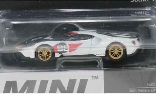 Diecast model cars Ford GT 1/64 Mini GT MK II weiss/Dekor 2021 1:64 Ford GT 1/64 Mini GT MK II weiss/Dekor 2021 1:64 diecast model cars