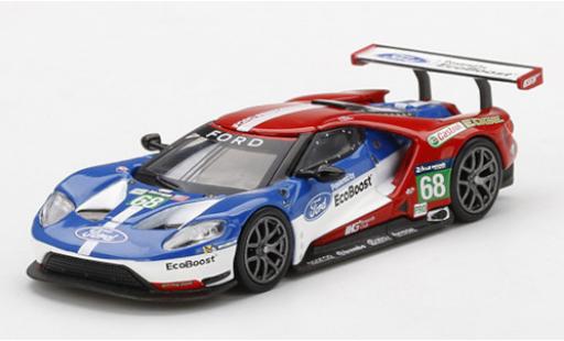 Ford GT 1/64 Mini GT No.68 Chip Ganassi Team USA 24h Le Mans 2016 J.Hand/D.Müller/S.Bourdais diecast model cars