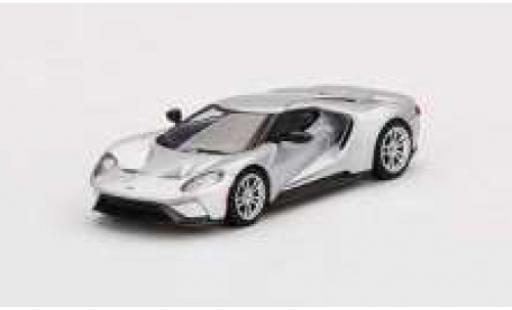 Diecast model cars Ford GT 1/64 Mini GT silber 2020 1:64 Ford GT 1/64 Mini GT silber 2020 1:64 diecast model cars