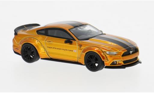 Diecast model cars Ford Mustang 1/64 Mini GT LB Works gold/schwarz 2017 1:64 Ford Mustang 1/64 Mini GT LB Works gold/schwarz 2017 1:64 diecast model cars