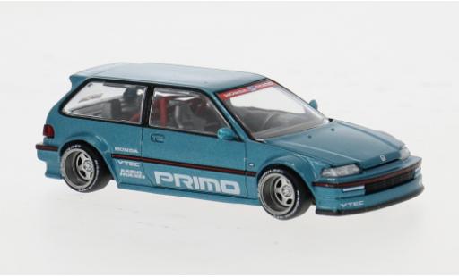 Diecast model cars Honda Civic 1/64 Mini GT blau 1987 1:64 Honda Civic 1/64 Mini GT blau 1987 1:64 diecast model cars
