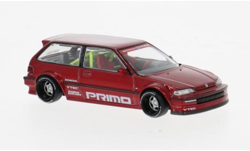 Diecast model cars Honda Civic 1/64 Mini GT (EF) rot 1987 1:64 Honda Civic 1/64 Mini GT (EF) rot 1987 1:64 diecast model cars