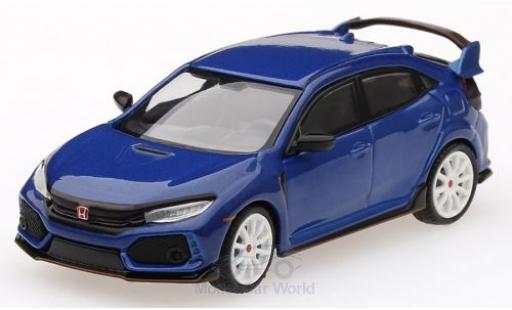 Diecast model cars Honda Civic 1/64 Mini GT Type R (FK8) blue RHD Modulo Kit Honda Civic 1/64 Mini GT Type R (FK8) blue RHD Modulo Kit diecast model cars