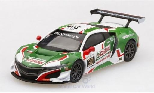 Diecast model cars Honda NSX 1/64 Mini GT GT3 No.30 Castrol Racing Castrol 24h Spa 2018 R.Patrese/L.Depailler/E.Guerrieri/B.Baguette Honda NSX 1/64 Mini GT GT3 No.30 Castrol Racing Castrol 24h Spa 2018 R.Patrese/L.Depailler/E.Guerrieri/B.Baguette diecast model cars