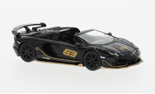 Diecast model cars Lamborghini Aventador 1/64 Mini GT SVJ Roadster schwarz/braun 1:64 Lamborghini Aventador 1/64 Mini GT SVJ Roadster schwarz/braun 1:64 diecast model cars