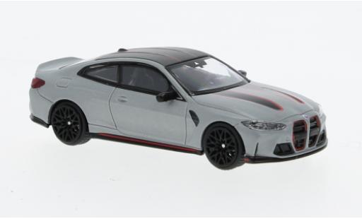 Bmw M4 1/64 Mini GT CSL (G82) metallise grey clair diecast model cars