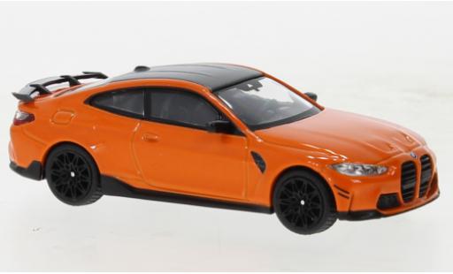 Bmw M4 1/64 Mini GT (G82) M-Performance orange diecast model cars