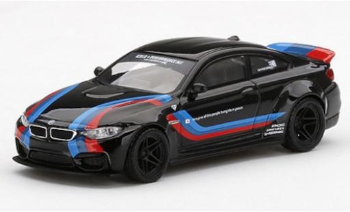 Bmw M4 1/64 Mini GT LB Works black/Dekor diecast model cars