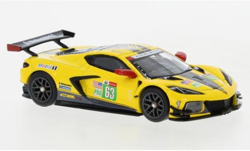 Chevrolet Corvette 1/64 Mini GT C8.R No.63 Racing 24h Le Mans 2021 diecast model cars