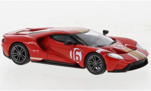Ford GT 1/64 Mini GT Heritage Edition red/doré diecast model cars