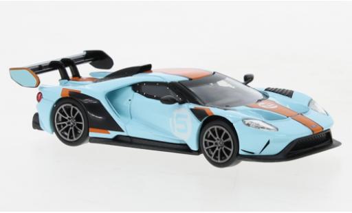 Diecast model cars Ford GT 1/64 Mini GT MK II blue clair/orange Ford GT 1/64 Mini GT MK II blue clair/orange diecast model cars