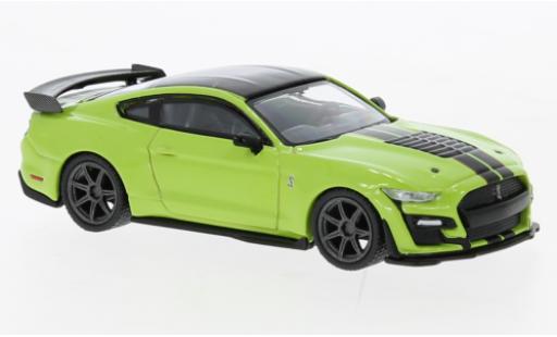 Diecast model cars Shelby GT 500 1/64 Mini GT Ford Mustang green Shelby GT 500 1/64 Mini GT Ford Mustang green diecast model cars