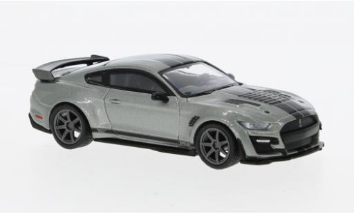 Diecast model cars Shelby GT 500 1/64 Mini GT Ford Mustang SE Widebody metallise grey Shelby GT 500 1/64 Mini GT Ford Mustang SE Widebody metallise grey diecast model cars