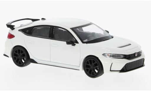 Diecast model cars Honda Civic 1/64 Mini GT Type R white 2023 Honda Civic 1/64 Mini GT Type R white 2023 diecast model cars