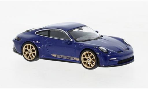 Diecast model cars Porsche 991 GT3 1/64 Mini GT 911  Touring metallise blue Porsche 991 GT3 1/64 Mini GT 911  Touring metallise blue diecast model cars