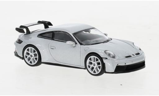 Diecast model cars Porsche 992 GT3 1/64 Mini GT 911  grey Porsche 992 GT3 1/64 Mini GT 911  grey diecast model cars