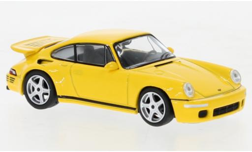 Diecast model cars Ruf CTR 1/64 Mini GT Porsche RUF Anniversaire yellow Ruf CTR 1/64 Mini GT Porsche RUF Anniversaire yellow diecast model cars