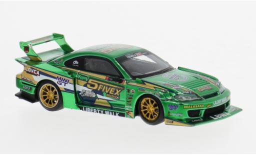 Diecast model cars Nissan Silvia 1/64 Mini GT S15 LB-Super Silhouette 2024 Fausto Racing 1:64 Nissan Silvia 1/64 Mini GT S15 LB-Super Silhouette 2024 Fausto Racing 1:64 diecast model cars