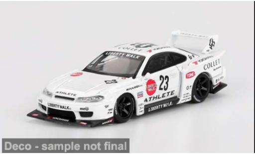Diecast model cars Nissan Silvia 1/64 Mini GT S15 LB-Super Silhouette Athlete weiss 2024 1:64 Nissan Silvia 1/64 Mini GT S15 LB-Super Silhouette Athlete weiss 2024 1:64 diecast model cars