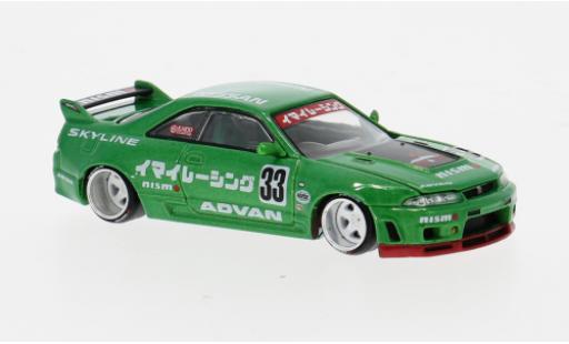 Diecast model cars Nissan Skyline 1/64 Mini GT GT-R (R33) grün 1995 1:64 Nissan Skyline 1/64 Mini GT GT-R (R33) grün 1995 1:64 diecast model cars
