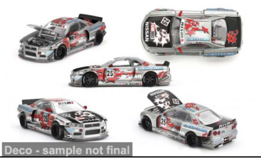 Diecast model cars Nissan Skyline 1/64 Mini GT GT-R (R34) 1999 Kaido Star Racing 1:64 Nissan Skyline 1/64 Mini GT GT-R (R34) 1999 Kaido Star Racing 1:64 diecast model cars