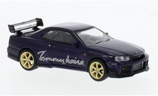 Diecast model cars Nissan Skyline 1/64 Mini GT GT-R (R34) Tommykaira R-z metallise violett RHD 1:64 Nissan Skyline 1/64 Mini GT GT-R (R34) Tommykaira R-z metallise violett RHD 1:64 diecast model cars