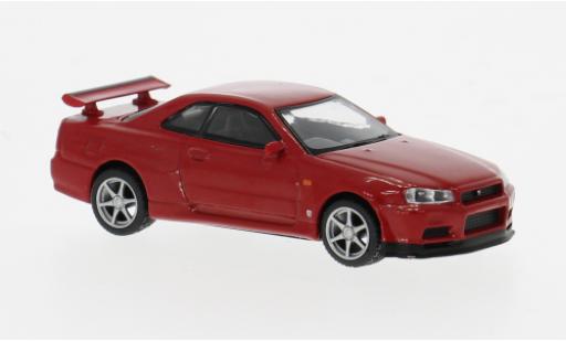 Diecast model cars Nissan Skyline 1/64 Mini GT GT-R (R34) V-Spec rot 1999 1:64 Nissan Skyline 1/64 Mini GT GT-R (R34) V-Spec rot 1999 1:64 diecast model cars