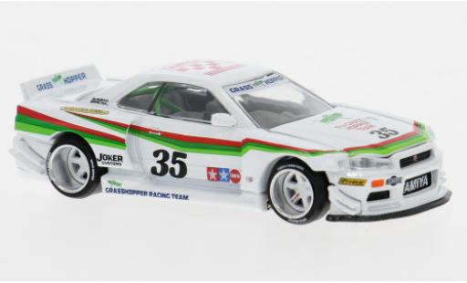 Nissan Skyline 1/64 Mini GT GTR (R34) The GRASSHOPPER 1:64 diecast model cars