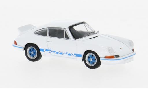 Diecast model cars Porsche 911 1/64 Mini GT Carrera RS 2.7 weiss/blau 1:64 Porsche 911 1/64 Mini GT Carrera RS 2.7 weiss/blau 1:64 diecast model cars