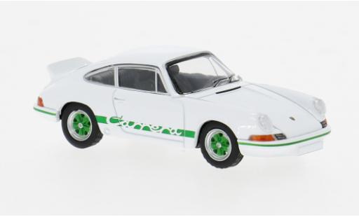 Diecast model cars Porsche 911 1/64 Mini GT Carrera RS 2.7 weiss/grün 1973 1:64 Porsche 911 1/64 Mini GT Carrera RS 2.7 weiss/grün 1973 1:64 diecast model cars