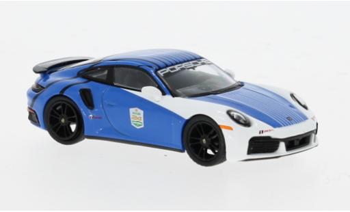 Diecast model cars Porsche 911 1/64 Mini GT Turbo S blau/weiss 2023 1:64 Porsche 911 1/64 Mini GT Turbo S blau/weiss 2023 1:64 diecast model cars