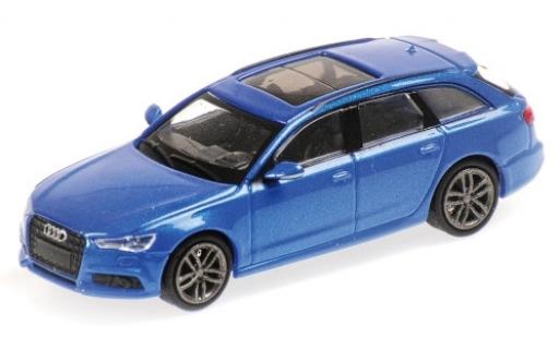 Diecast model cars Audi A6 1/87 Minichamps Avant metallic blue 2018 Audi A6 1/87 Minichamps Avant metallic blue 2018 diecast model cars