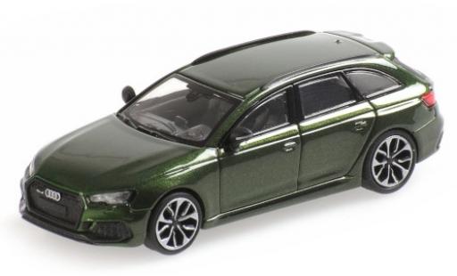 Diecast model cars Audi RS4 1/87 Minichamps Avant (B9) metallic green 2018 Audi RS4 1/87 Minichamps Avant (B9) metallic green 2018 diecast model cars