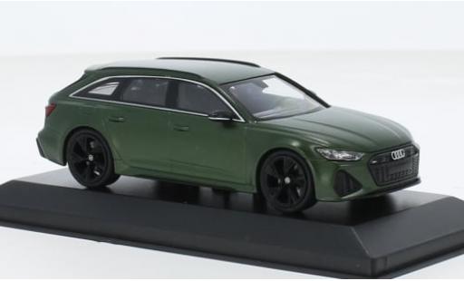 Diecast model cars Audi RS6 1/43 Minichamps Avant matt-grün 2019 1:43 Audi RS6 1/43 Minichamps Avant matt-grün 2019 1:43 diecast model cars