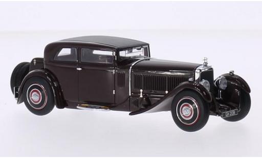 Bentley Speed 6 1/43 Minichamps Speed Six Corsica Coupe brown RHD 1930 Blackhawk mus&eacute;e Collection diecast model cars