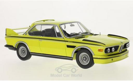 Bmw 3.0 S 1/18 Minichamps CSL (E9) yellow/Dekor 1972 diecast model cars