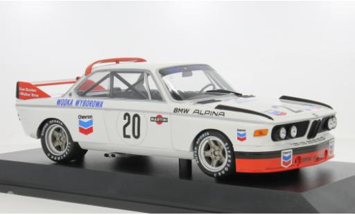 Bmw 3.0 1/18 Minichamps CSL No.20 Alpina 24h Spa 1973 1:18 diecast model cars