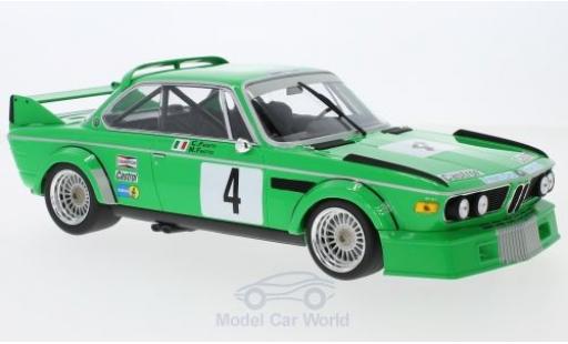 Bmw 3.0 S 1/18 Minichamps CSL No.4 Jolly Club Milano ETCC Zandvoort Trophy 1979 M.Finotto/C.Facetti diecast model cars