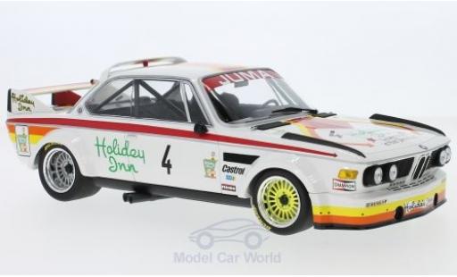 Bmw 3.0 S 1/18 Minichamps CSL No.4 Juma Tuning Holiday Inn GP Nürburgring 1976 A.Corbisier/E.Joosen/R.Berndtson diecast model cars