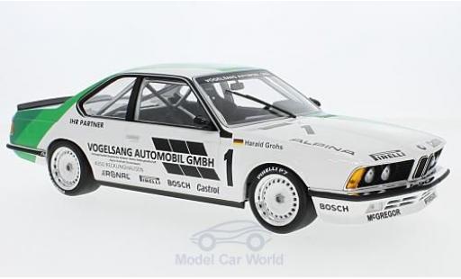 Diecast model cars Bmw 635 CSI 1/18 Minichamps 635 CSi (E24) No.1 Vogelsang Automobile GmbH DPM Bergische Löwe Zolder 1984 H.Grohs Bmw 635 CSI 1/18 Minichamps 635 CSi (E24) No.1 Vogelsang Automobile GmbH DPM Bergische Löwe Zolder 1984 H.Grohs diecast model cars