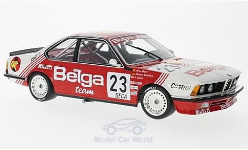 Diecast model cars Bmw 635 CSI 1/18 Minichamps 635 CSi (E24) No.23 Belga 24h Spa 1985 M.Winkelhock/J.Gartner/H.Regout ohne Vitrine Bmw 635 CSI 1/18 Minichamps 635 CSi (E24) No.23 Belga 24h Spa 1985 M.Winkelhock/J.Gartner/H.Regout ohne Vitrine diecast model cars