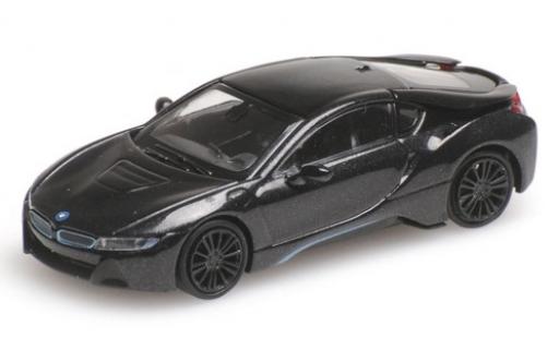 Diecast model cars Bmw i8 1/87 Minichamps Coupe metallic anthrazit 2015 Bmw i8 1/87 Minichamps Coupe metallic anthrazit 2015 diecast model cars