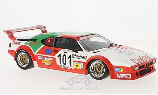 Bmw M1 1/18 Minichamps No.101 Jens Winther Team Castrol 24h Le Mans 1984 J.Winther/D.Mercer/L-V.Jensen diecast model cars