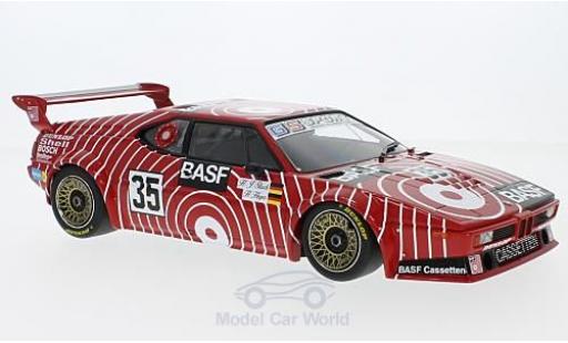 Bmw M1 1981 1/18 Minichamps No.35 BASF Team GS Sport BASF 6h Silverstone 1981 H-J.Stuck/H.Heyer diecast model cars