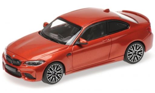 Bmw M2 1/43 Minichamps Competition metallic orange 2019 diecast model cars