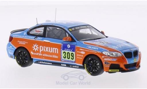 Bmw M2 1/43 Minichamps 35i Racing No.309 Adrenalin Motorsport Pixum 24h Nürburgring 2015 N.Fischer/C.Konnerth/T.Wolter/C.Rink diecast model cars