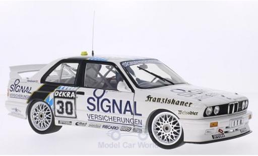 Diecast model cars Bmw M3 E30 1/18 Minichamps (E30) DTM No.30 Team Isert Signal Versicherungen DTM 1991 L.von Bayern Bmw M3 E30 1/18 Minichamps (E30) DTM No.30 Team Isert Signal Versicherungen DTM 1991 L.von Bayern diecast model cars