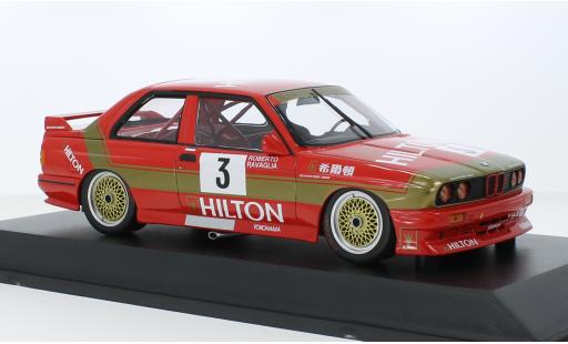 Diecast model cars Bmw M3 1/18 Minichamps (E30) No.3 Schnitzer- Hilton Macau Guia Race 1987 1:18 Bmw M3 1/18 Minichamps (E30) No.3 Schnitzer- Hilton Macau Guia Race 1987 1:18 diecast model cars